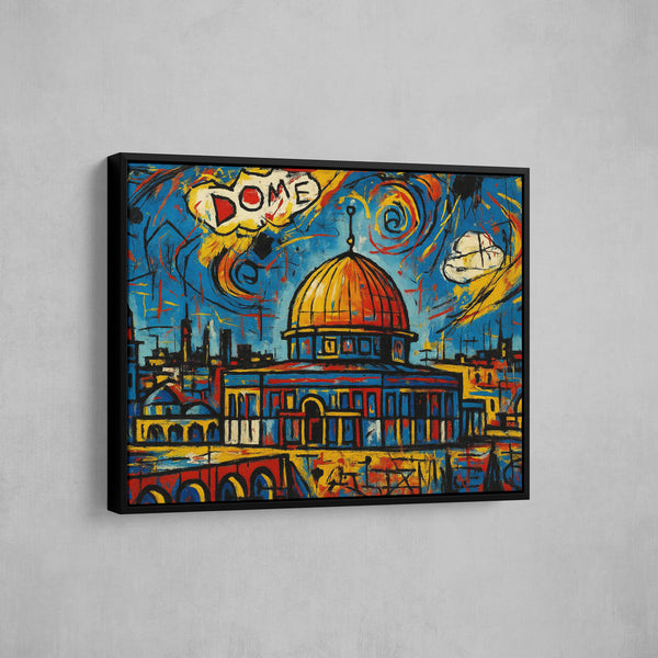 The Dome – Jerusalem (Basquiat Style)