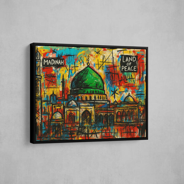 Land of Peace – Madinah (Basquiat Style)