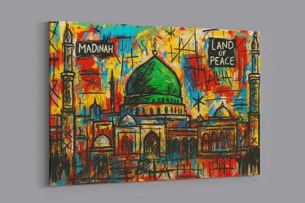 Land of Peace – Madinah (Basquiat Style)
