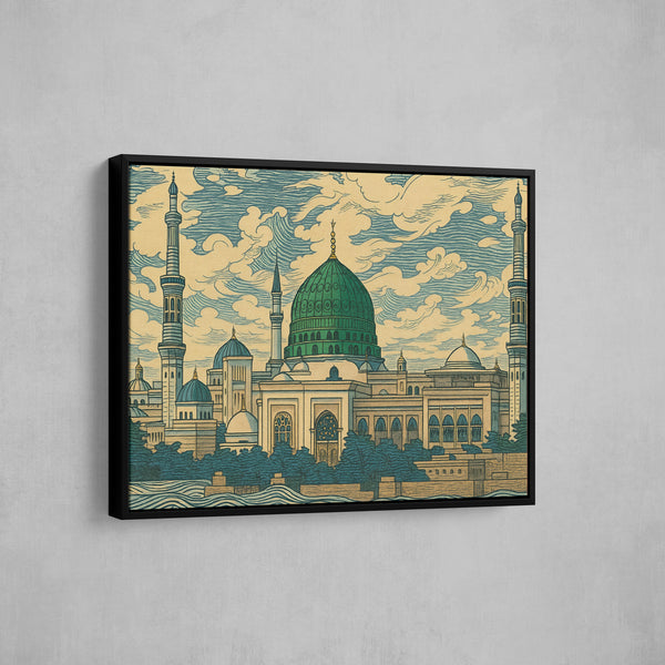 Hokusai Madinah – The Green Dome