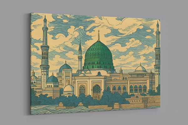 Hokusai Madinah – The Green Dome