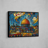 The Dome – Jerusalem (Basquiat Style)
