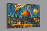 The Dome – Jerusalem (Basquiat Style)