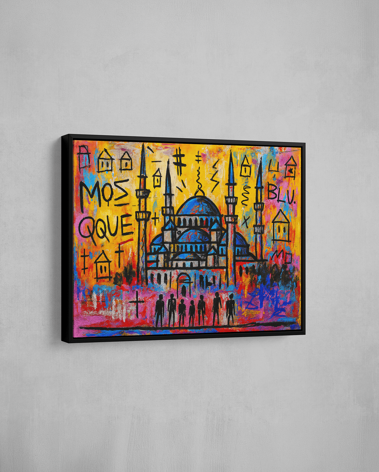 Basquiat Blue Mosque– Istanbul - The Sabr Store