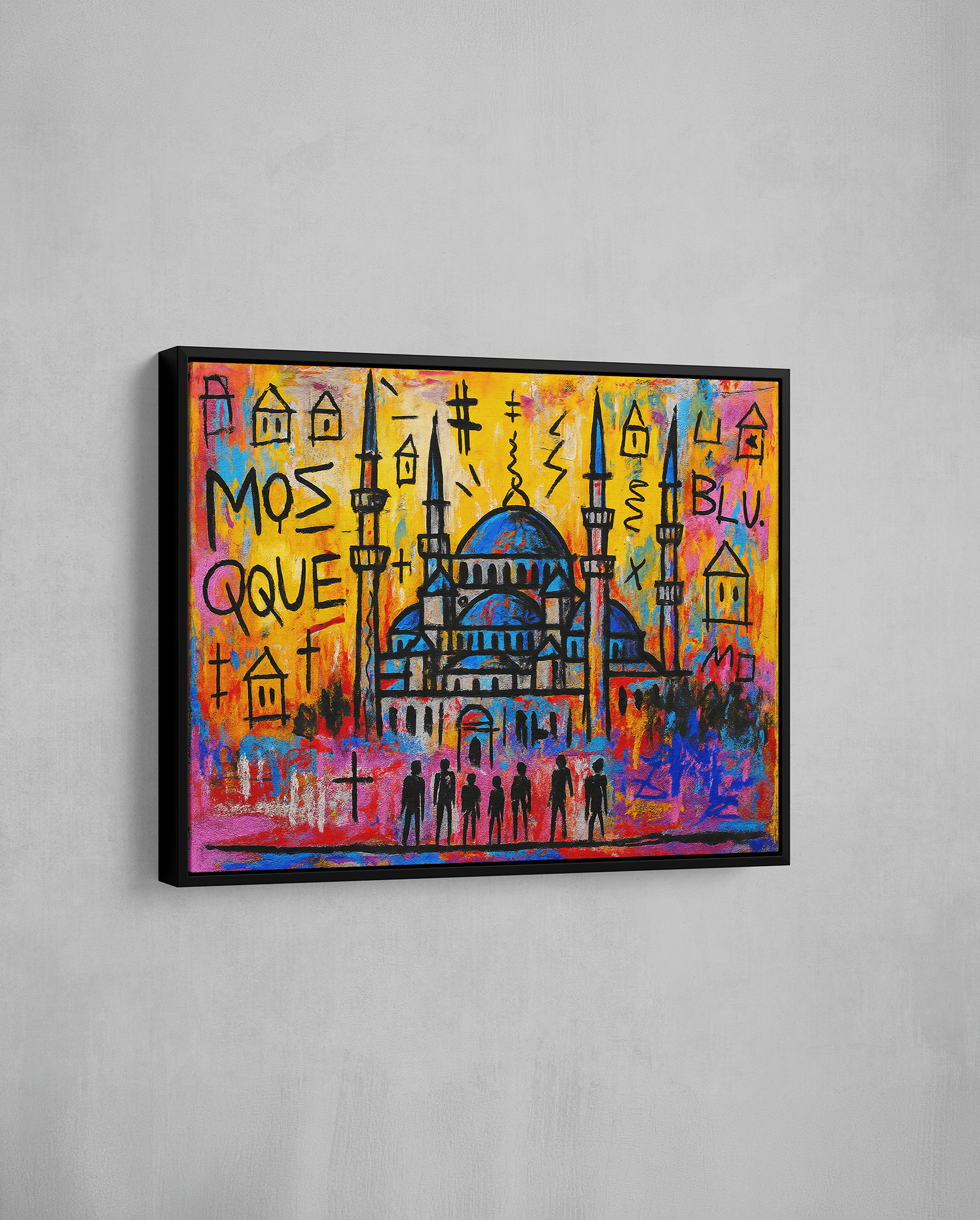 Basquiat Blue Mosque– Istanbul - The Sabr Store