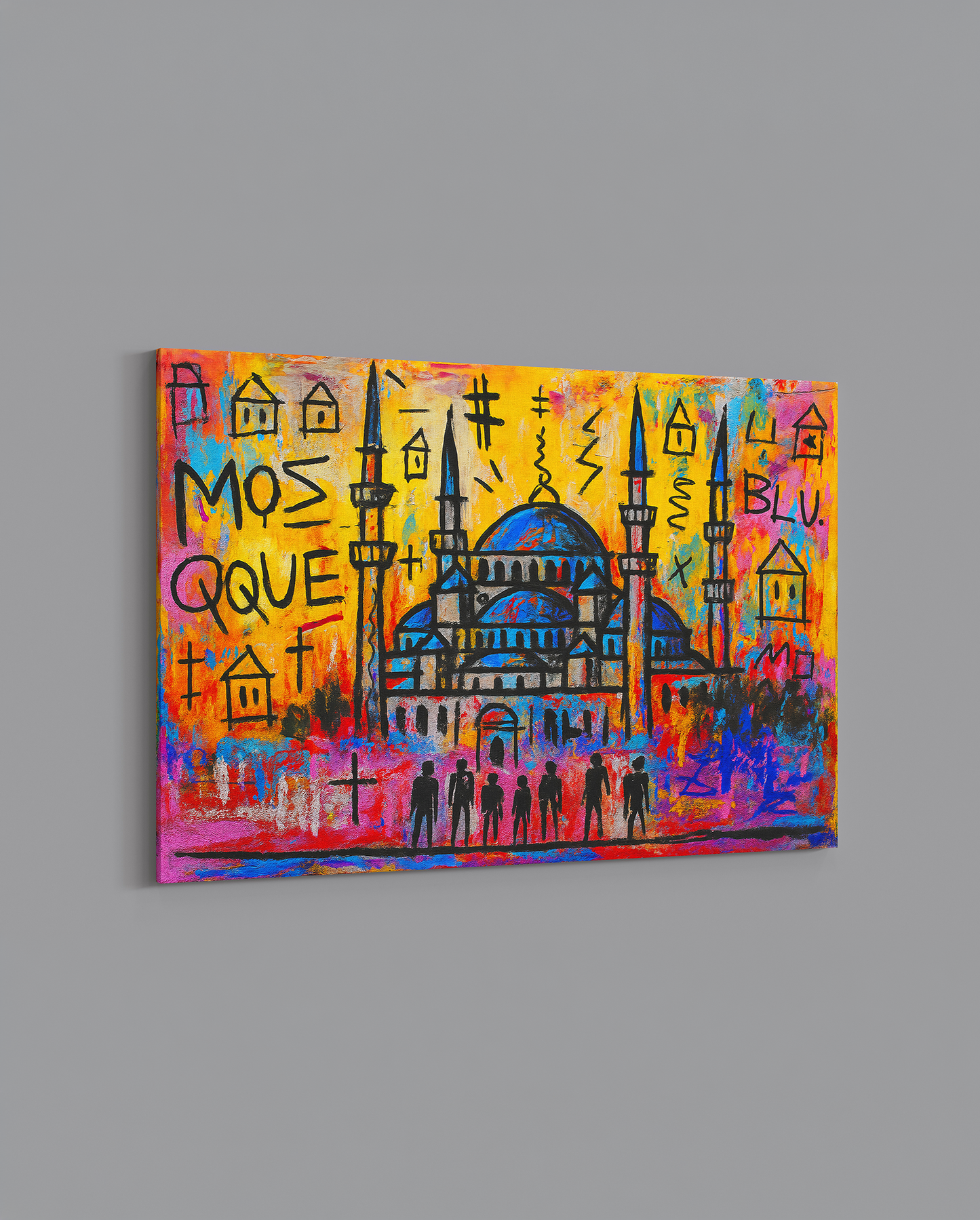 Basquiat Blue Mosque– Istanbul - The Sabr Store