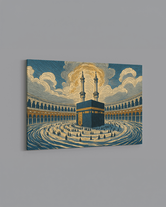 Hokusai Kaaba – Makkah - The Sabr Store
