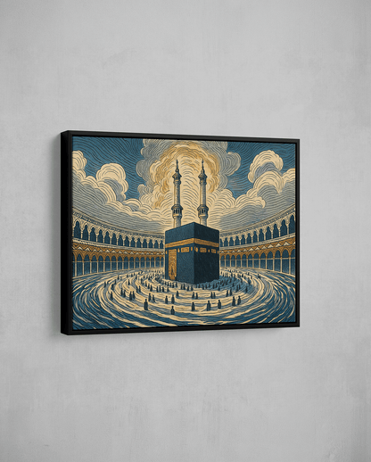 Hokusai Kaaba – Makkah - The Sabr Store