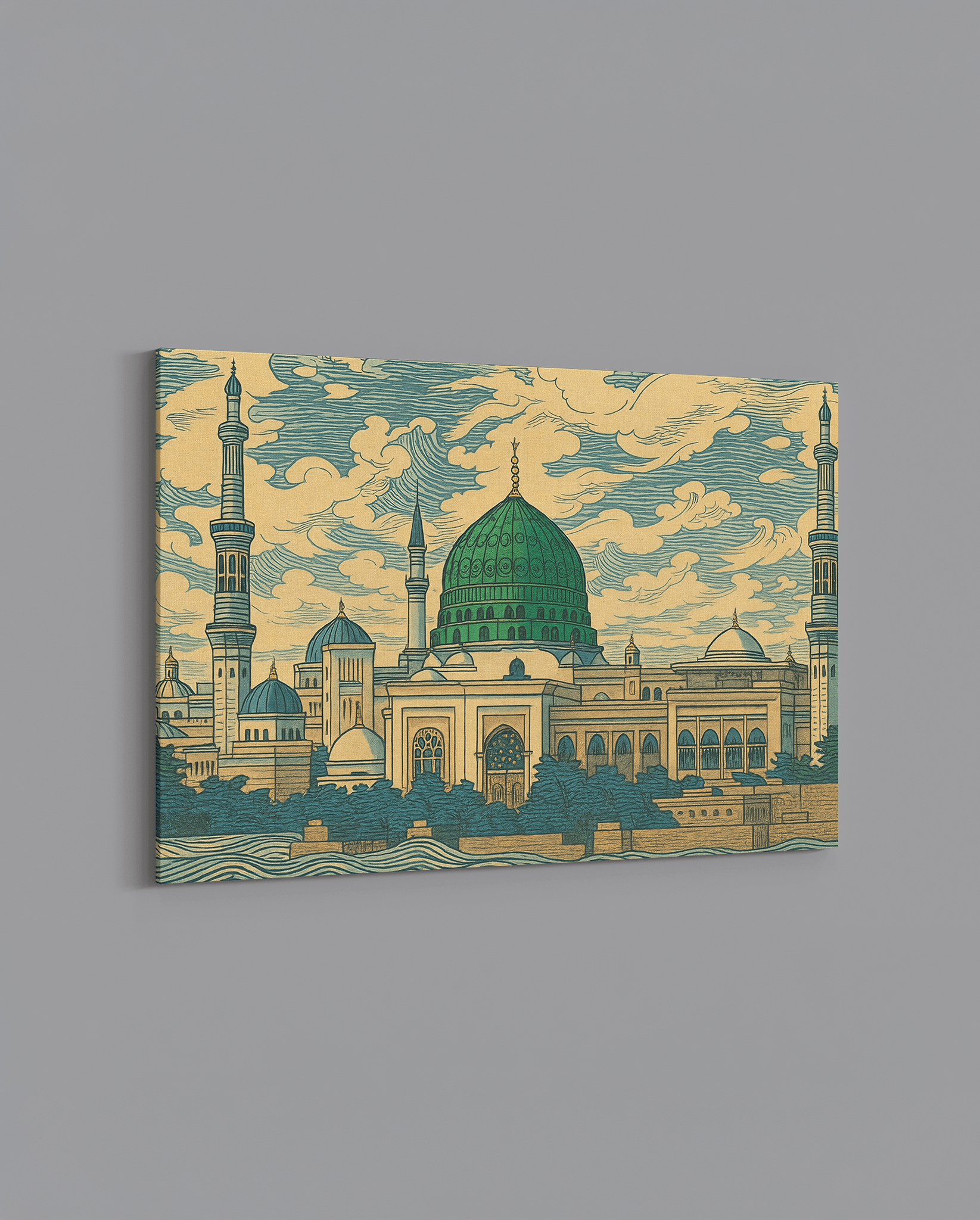 Hokusai Madinah – The Green Dome - The Sabr Store