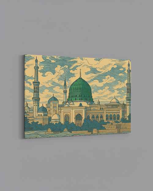 Hokusai Madinah – The Green Dome - The Sabr Store