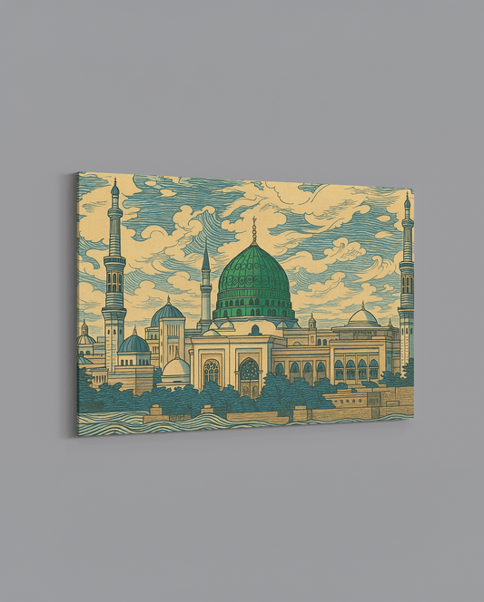 Hokusai Madinah – The Green Dome - The Sabr Store