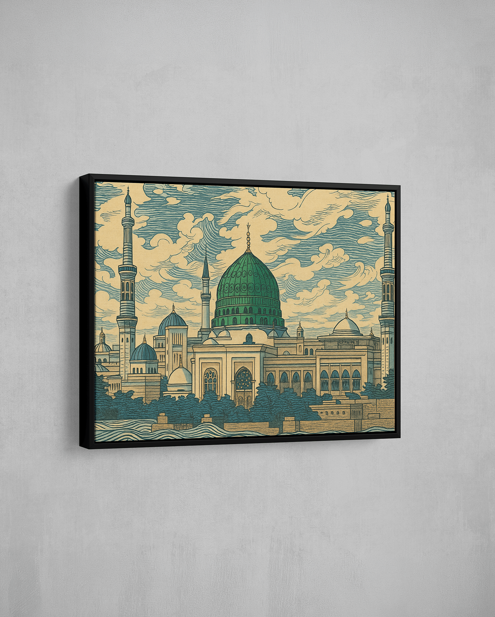 Hokusai Madinah – The Green Dome - The Sabr Store