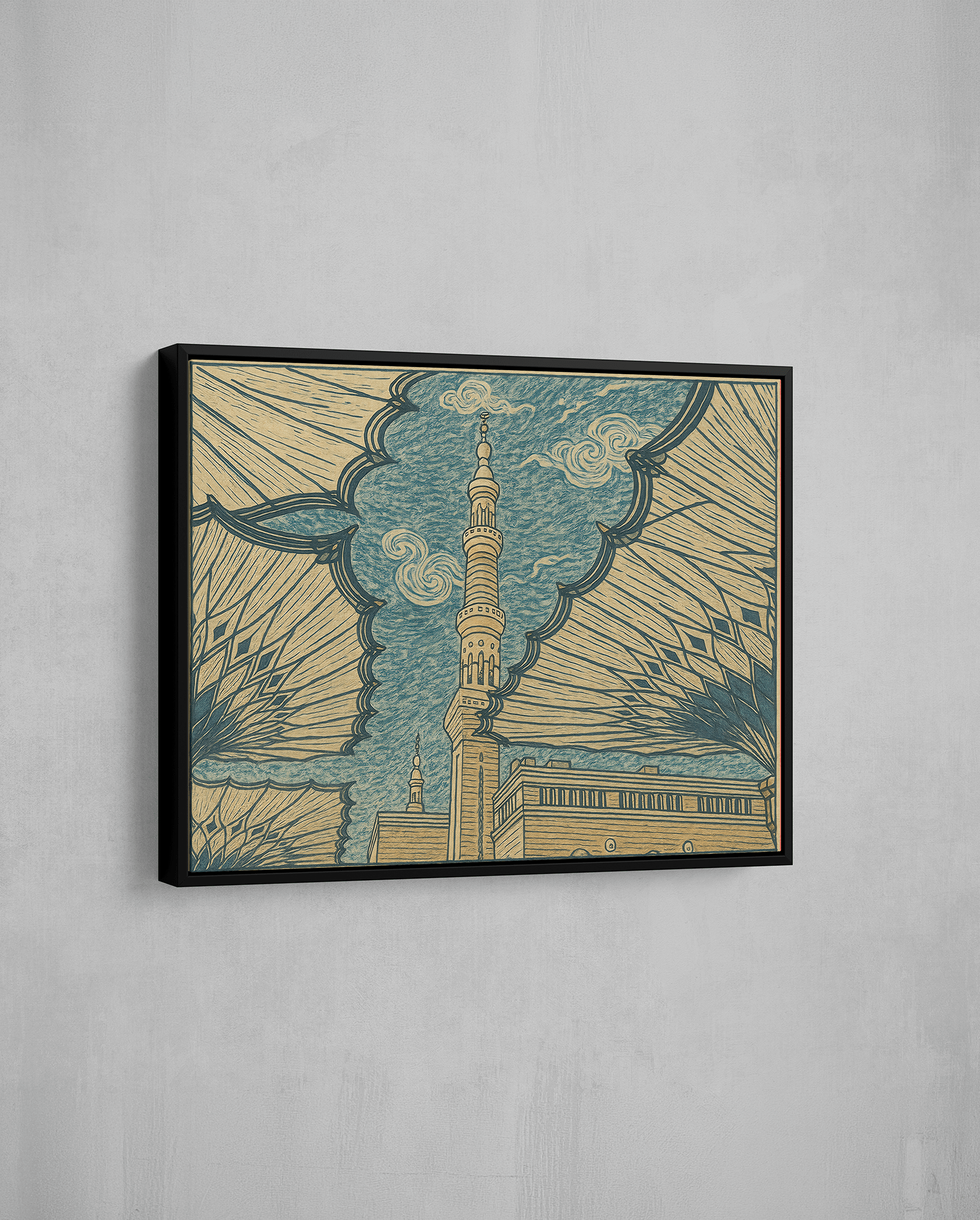 Hokusai Minaret – Madinah - The Sabr Store