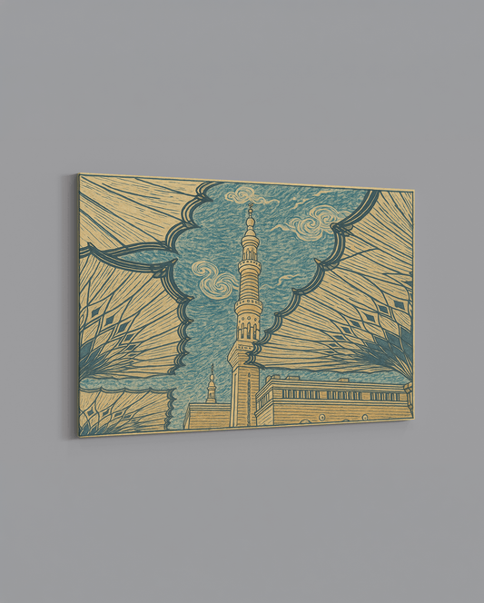 Hokusai Minaret – Madinah - The Sabr Store