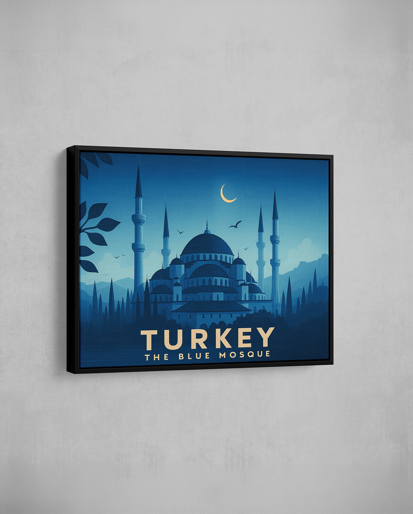 Moonlit Blue Mosque – Turkey - The Sabr Store
