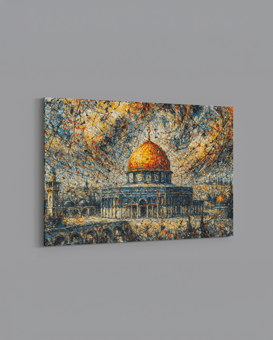 Pollock Palestine – The Golden Dome - The Sabr Store