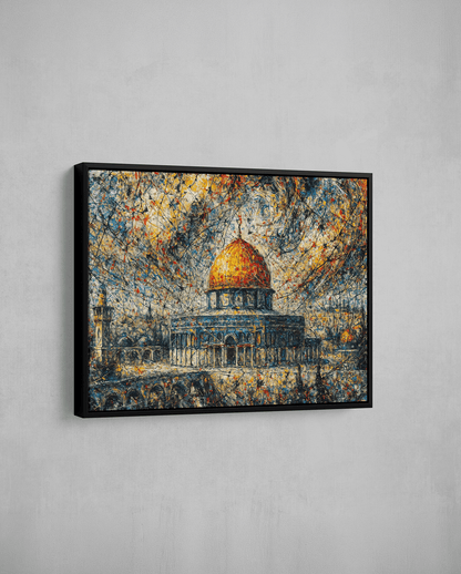Pollock Palestine – The Golden Dome - The Sabr Store