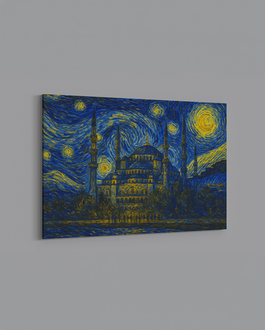 Starry Night Over Istanbul – The Blue Mosque - The Sabr Store