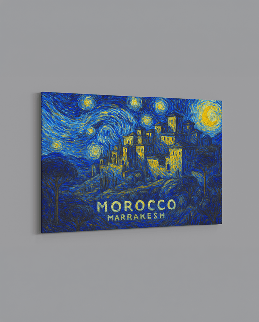 Starry Night Over Marrakesh – Morocco - The Sabr Store