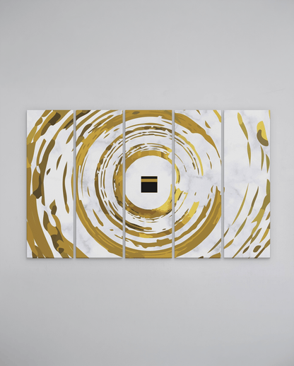 White Marble x Golden Ka'bah - The Sabr Store