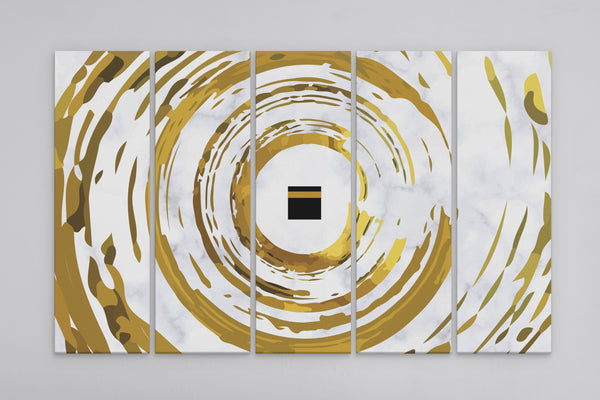 White Marble x Golden Ka'bah